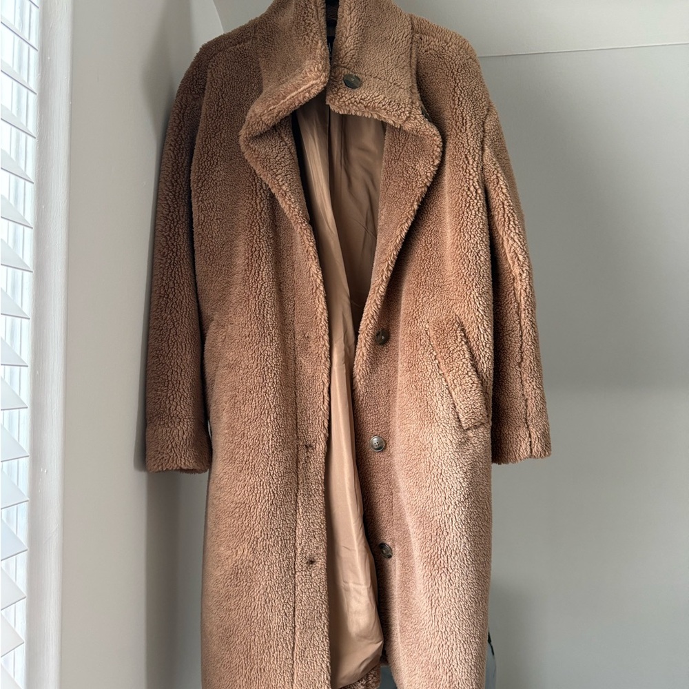 GAP Women's Brown Teddy Jacket
